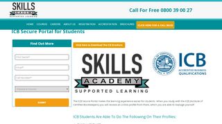 
                            8. ICB Secure Portal for students studying via home study  Skills ...