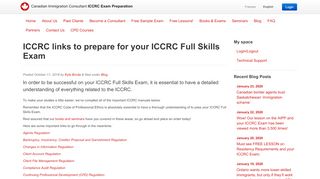 
                            13. ICCRC links to prepare for your ICCRC Full Skills Exam - Canadian ...