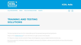 
                            4. ICDL Asia - Training and Testing Solutions - ICDL - International ...