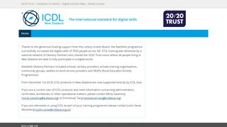 
                            8. ICDL NZ - Online computer training & certification