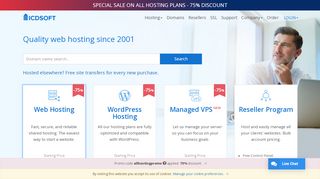 
                            3. ICDSoft: Quality web hosting since 2001