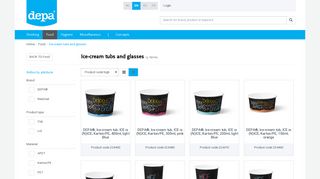 
                            11. Ice-cream tubs and glasses | Food - Depa Disposables B.V.