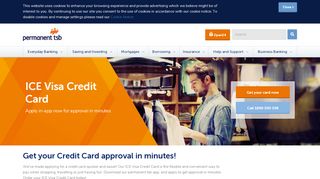 
                            10. ICE VISA Credit Card - Credit Cards | permanent tsb