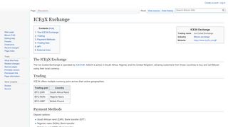 
                            12. ICE3X Exchange - Bitcoin Wiki