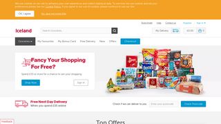 
                            12. Iceland Foods | Register & Shop | Free Next Day Delivery