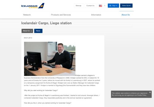 
                            11. Icelandair Cargo, Liege station