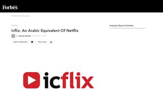 
                            12. Icflix: An Arabic Equivalent Of Netflix - Forbes Middle East