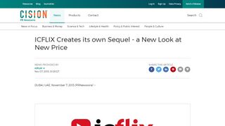 
                            13. ICFLIX Creates its own Sequel - a New Look at New Price