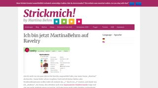 
                            9. Ich bin jetzt MartinaBehm auf Ravelry | Strickmich! by Martina Behm