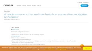 
                            1. Ich habe Benutzernamen und Kennwort für den Twonky-Server ...