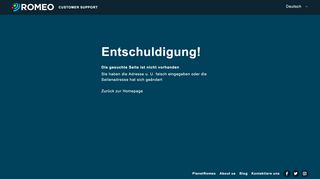 
                            1. Ich habe einen Fehler gefunden – PlanetRomeo Support