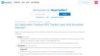 
                            4. Ich habe einen Tractive GPS Tracker, was sind die ersten Schritte ...