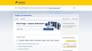 
                            6. Ich habe meine Postbank ID vergessen. - Postbank Fragen und ...