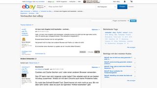 
                            2. Ich kann mein Angebot nicht bearbeiten - nochmal..... - eBay Community