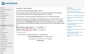 
                            10. Ich kann mich nicht per Remote Desktop einloggen. – Warum ...