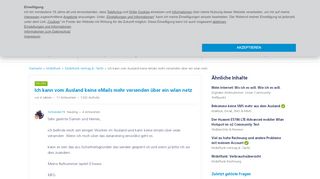 
                            9. Ich kann vom Ausland keine eMails mehr versenden über ein wlan netz