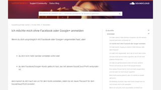 
                            8. Ich möchte mich ohne Facebook oder Google+ anmelden ...