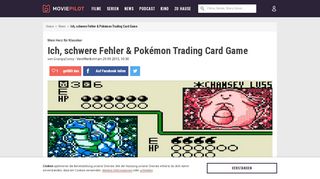 
                            12. Ich, schwere Fehler & Pokémon Trading Card Game - Moviepilot