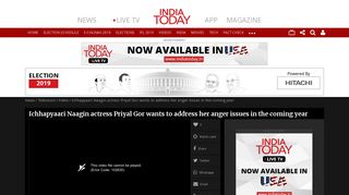 
                            2. Ichhapyaari Naagin actress Priyal Gor wants to 