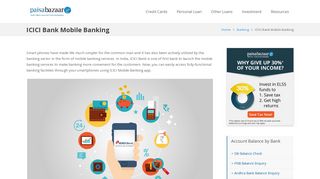 
                            6. ICICI Bank Mobile Banking - Paisabazaar.com