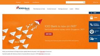 
                            6. ICICI Bank Singapore - Personal Banking | Net Banking | Corporate ...