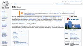 
                            11. ICICI Bank - Wikipedia