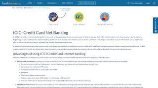 
                            1. ICICI Credit Card Net Banking: Register & Login, Make ... - BankBazaar