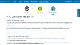 
                            9. ICICI Forex Travel Card: Check Rates | ICICI Prepaid Cards, Multi ...