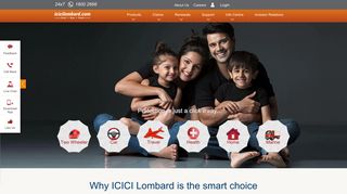 
                            5. ICICI Lombard General Insurance in India: Health, Car, Two Wheeler ...