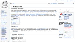 
                            2. ICICI Lombard - Wikipedia