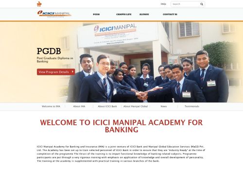 
                            2. ICICI Manipal Academy for Banking & Insurance (IMA)