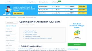 
                            13. ICICI PPF Account - How to open PPF Account in ICICI Bank Online?