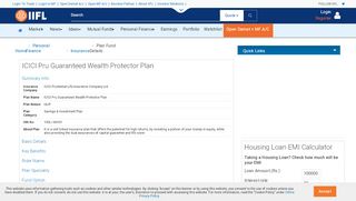 
                            10. ICICI Pru Guaranteed Wealth Protector Plan - IIFL - BSE/NSE, India ...