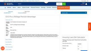 
                            6. ICICI Pru LifeStage Pension Advantage - IIFL - BSE/NSE, India ...