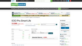 
                            6. ICICI Pru Smart Life - Moneycontrol