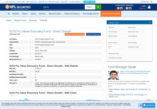 
                            7. ICICI Pru Value Discovery Fund - Direct (G) - ICICI Prudential Mutual ...