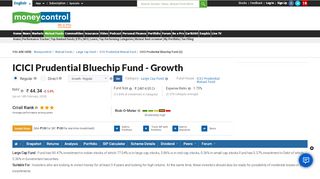 
                            10. ICICI Prudential Bluechip Fund (G) [39.450] | ICICI Prudential Mutual ...
