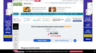 
                            10. ICICI Prudential Bluechip Fund NAV: ICICI Prudential Bluechip Fund ...