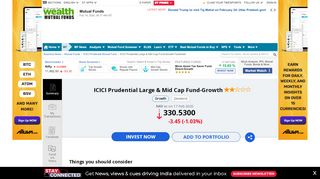 
                            8. ICICI Prudential Large & Mid Cap Fund-Growth - The Economic Times