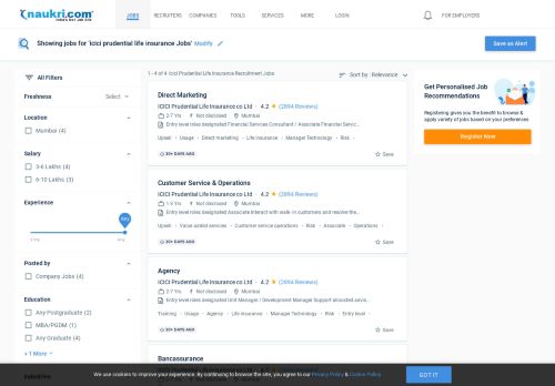 
                            8. Icici Prudential Life Insurance Careers - Jobs in Icici Prudential Life ...