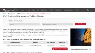 
                            5. ICICI Prudential Life Insurance Toll Free Number India | Customer ...