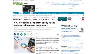 
                            6. ICICI Prudential Long Term Equity Fund: Impressive long-term track ...