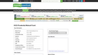 
                            3. ICICI Prudential Mutual Fund - Moneycontrol