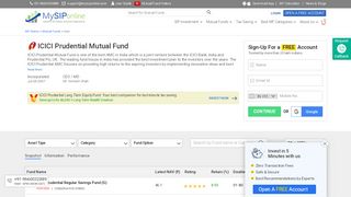 
                            10. ICICI Prudential Mutual Fund - Online Mutual Funds, Best ICICI MF SIP ...