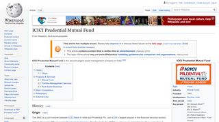 
                            12. ICICI Prudential Mutual Fund - Wikipedia