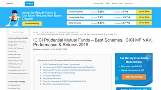 
                            12. ICICI Prudential Mutual Funds - Best Schemes, ICICI MF NAV ...