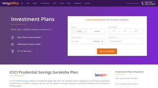 
                            12. ICICI Prudential Savings Suraksha Plan - Compare and Buy Online ...