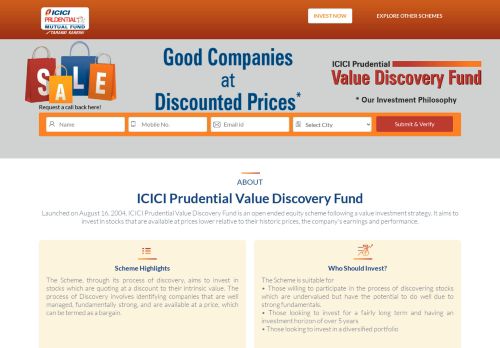 
                            3. ICICI Prudential Value Discovery Fund - ICICI Prudential Mutual Fund