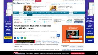 
                            11. ICICI Securities launches nationwide 'StockMIND' contest - The ...