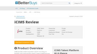 
                            13. iCIMS Review – 2019 Pricing, Features, Shortcomings - Better Buys